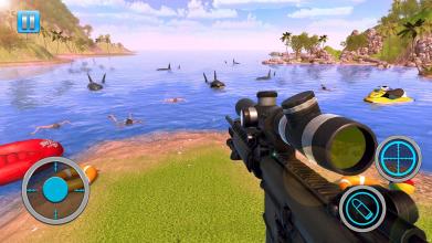 Whale Shark Attack FPS Sniper Shooter截图3