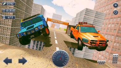 Rooftop Stunts SUV Racing截图1