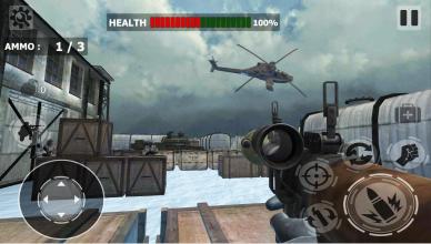 Modern Hero Shooter 3D : Free Sniper Gunner War截图1