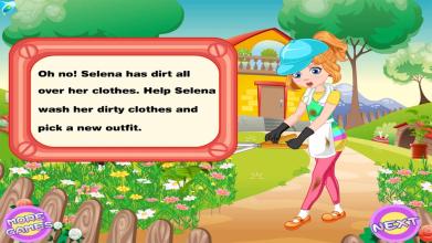 Clumsy gardener laundry  Games For Girls截图4