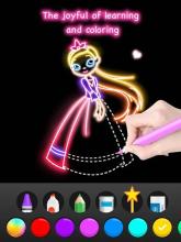 Learn To Draw Glow Princess截图2