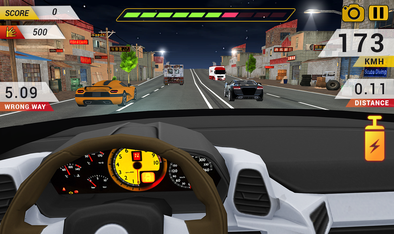 Highway Car Driving : Highway car racing game截图3