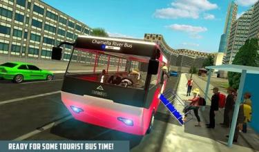 River bus driving tourist bus simulator 2018截图4