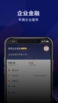 企業(yè)金融截圖