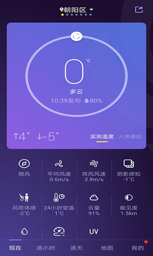 中國天氣截圖