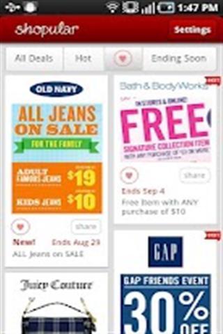 Shopular: Hot Deals & Coupons截图1