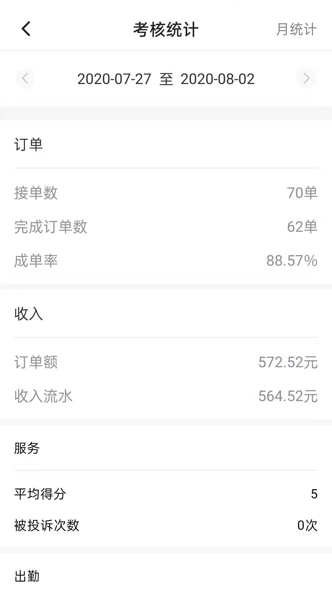 和行約車司機端截圖預覽