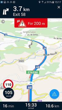 ViaMichelin: Route GPS Traffic截图