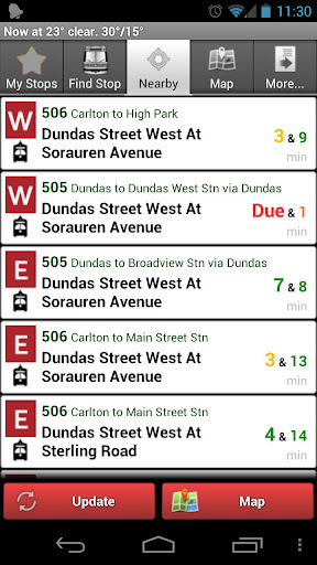 Transit Now Toronto for TTC截图5