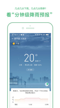 彩云天氣截圖
