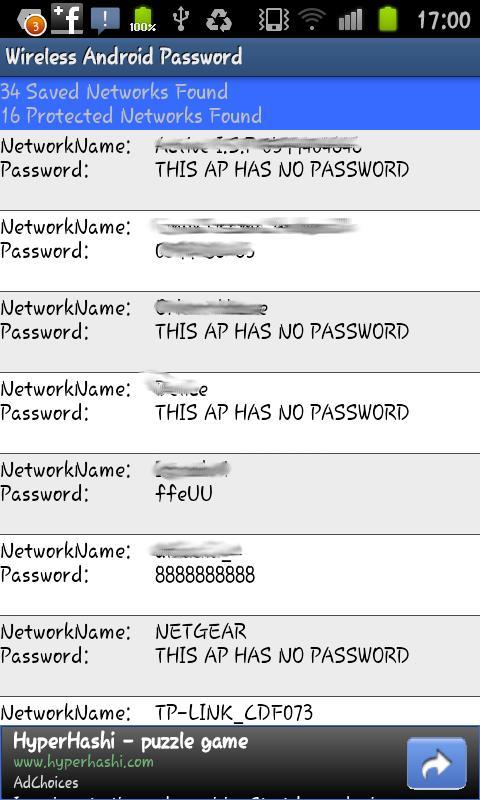 Wireless Android Password截图1