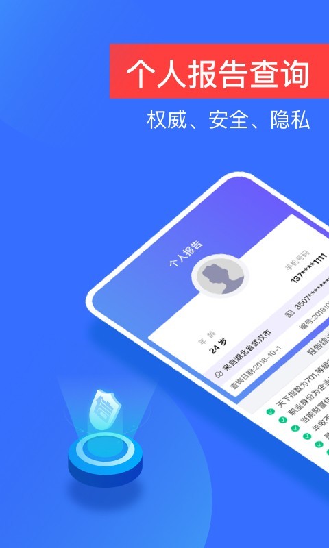 信用查詢截圖預覽