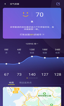 中國天氣截圖