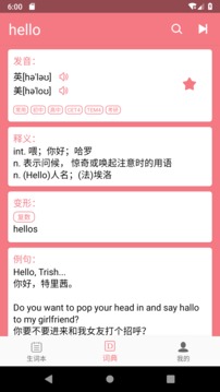 英漢隨身詞典截圖