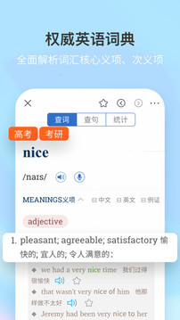 新牛津英漢雙解大詞典截圖