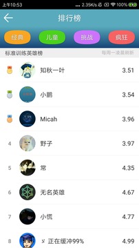 注意力訓練截圖