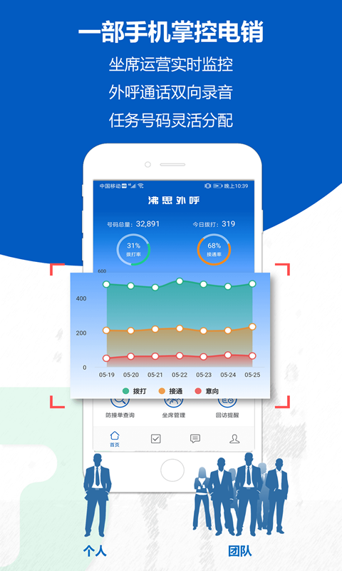 沸思电销外呼vV 3.1截图1