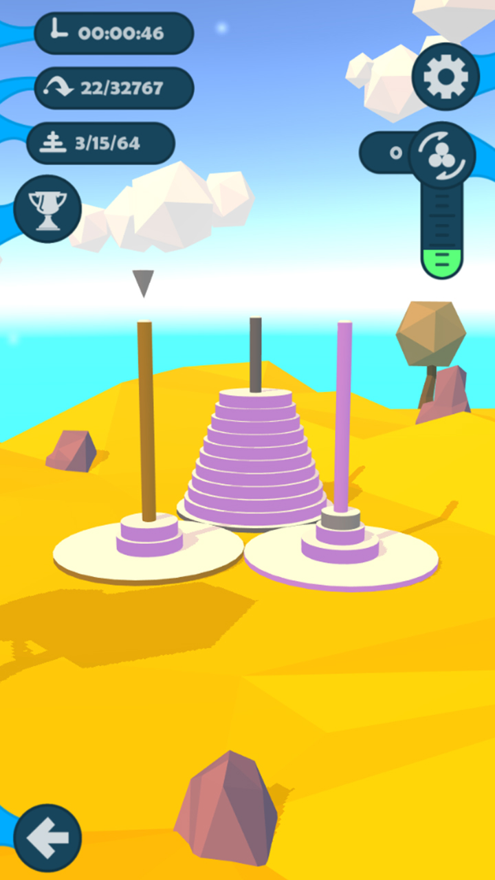 Tower of Hanoi 汉诺塔截图2