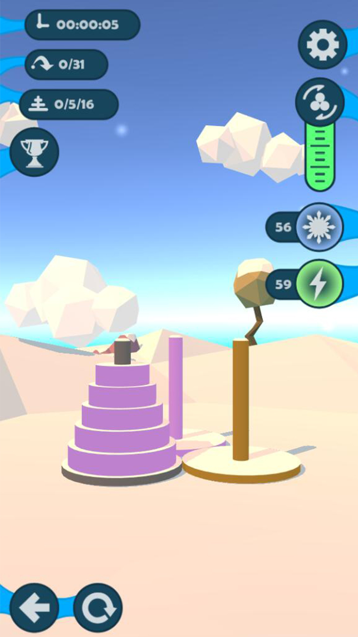 Tower of Hanoi 汉诺塔截图1