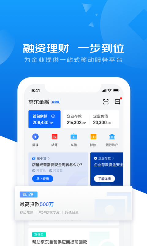 企業(yè)金融截圖預(yù)覽