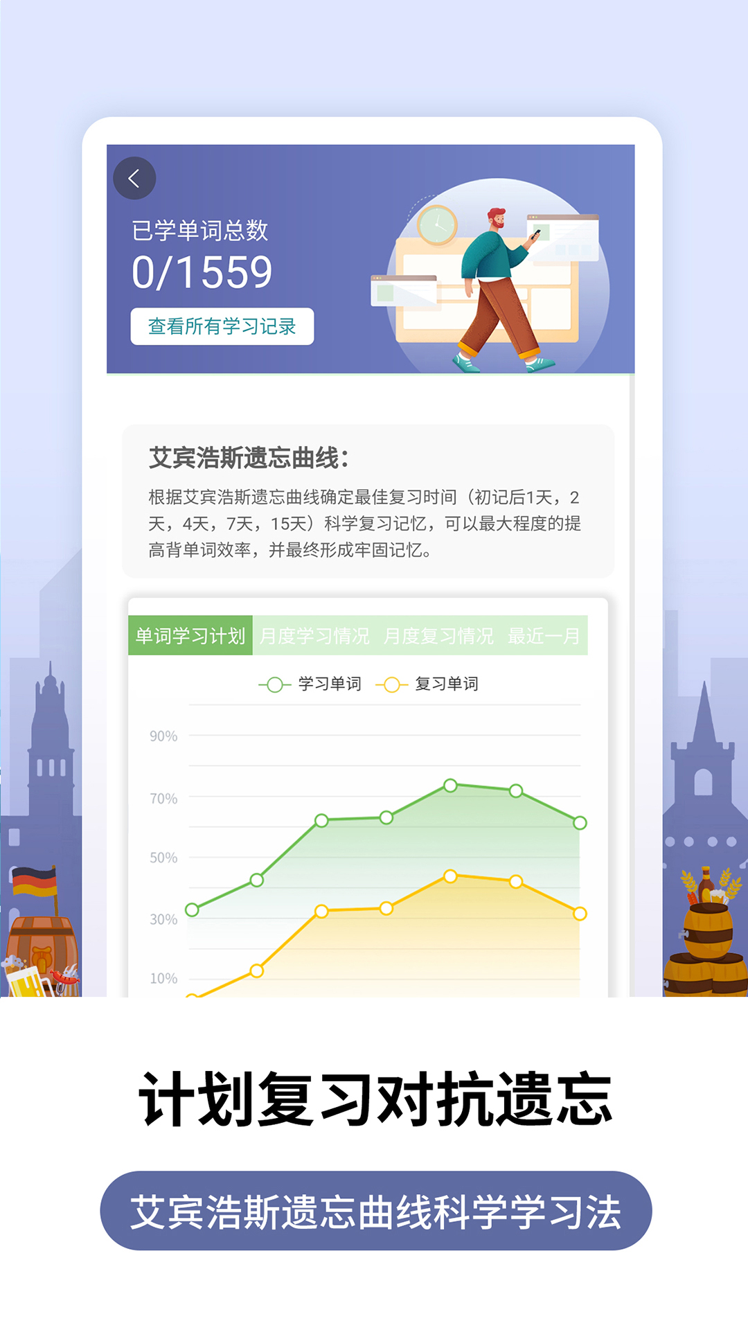 萊特德語背單詞截圖預(yù)覽