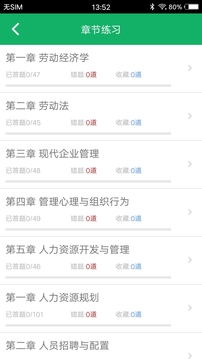 人力資源四級題庫截圖
