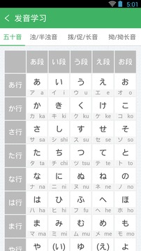日语发音词汇会话截图