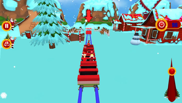 ChristmasSantaRollerCoaster3DPro截图5