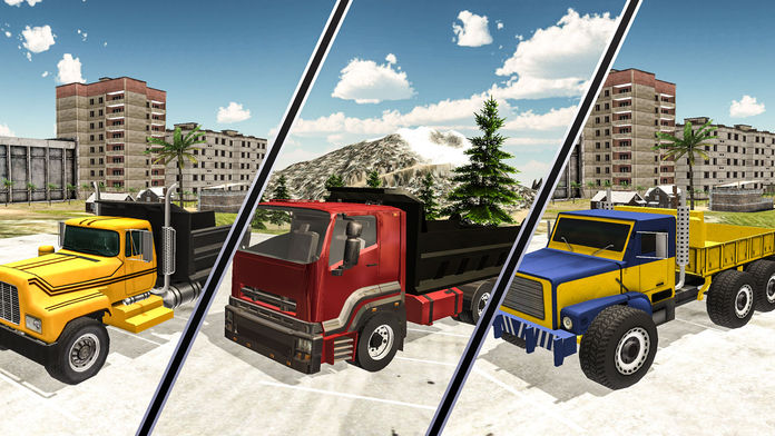 重型运输货物的卡车司机3D截图2