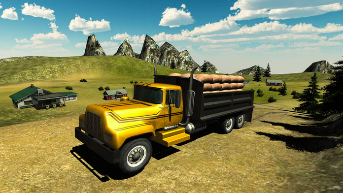 重型运输货物的卡车司机3D截图5