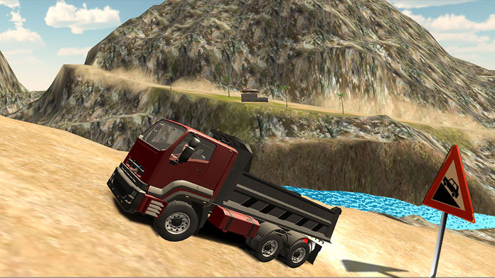 重型运输货物的卡车司机3D截图3