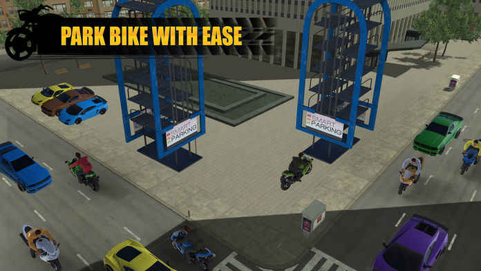 智能自行車多層停車3D摩托車騎手截图2