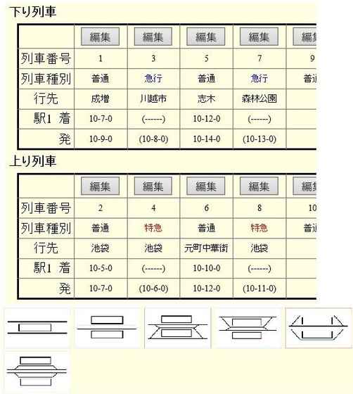 鉄道ダイヤグラムシミュレータ截图1