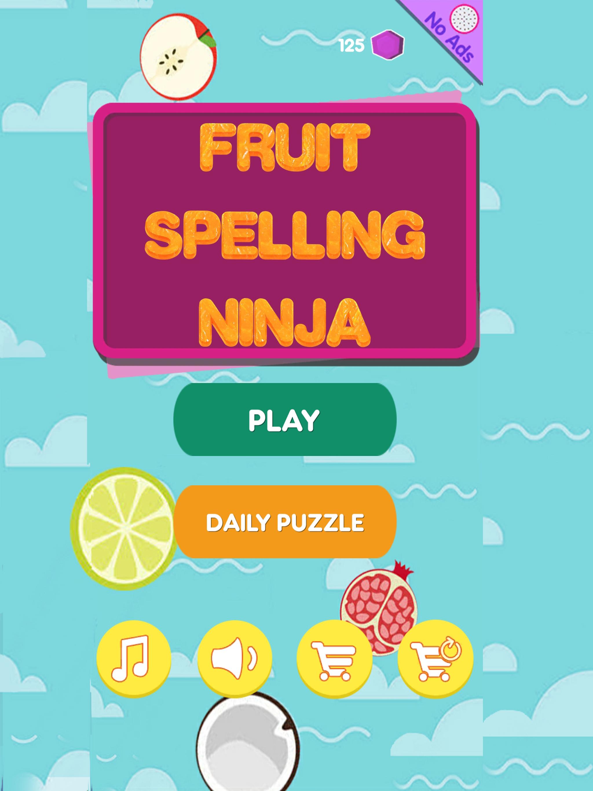 拼字FruitSpellingNinja截图5