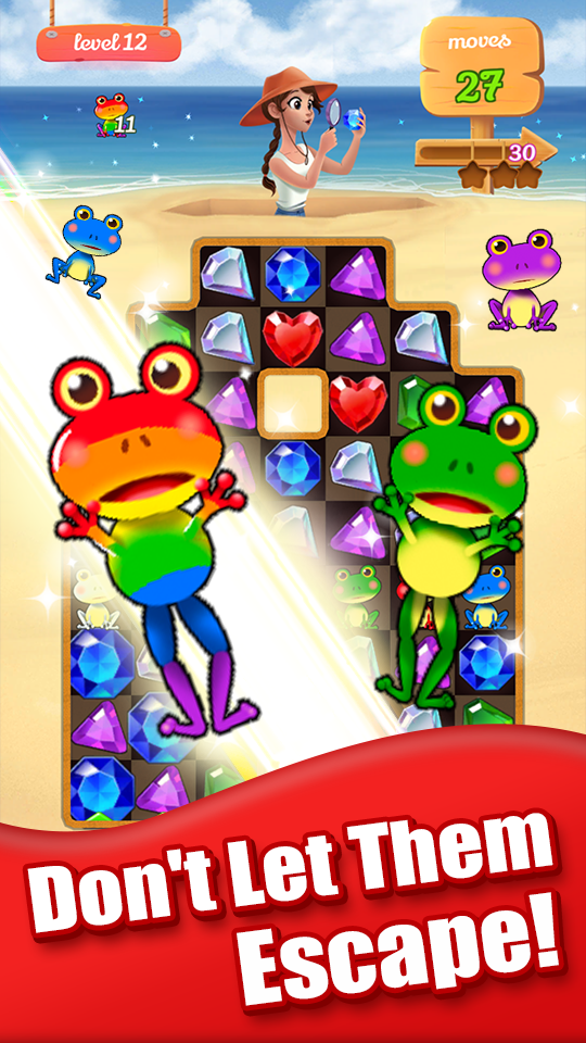 JewelBeach–NewMatch3Puzzlegame截图2