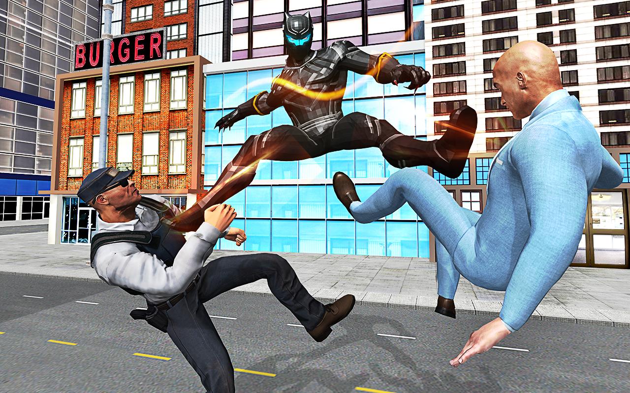 Panther Superhero: City Avenger Hero vs Crime City截图1