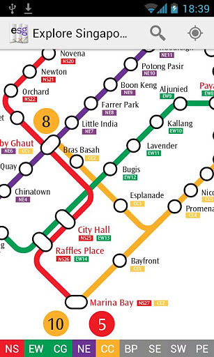 新加坡地铁地图 (Explore SIngapore)截图5