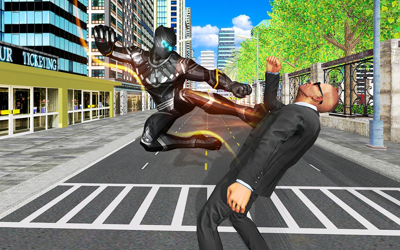 Panther Superhero: City Avenger Hero vs Crime City截图2