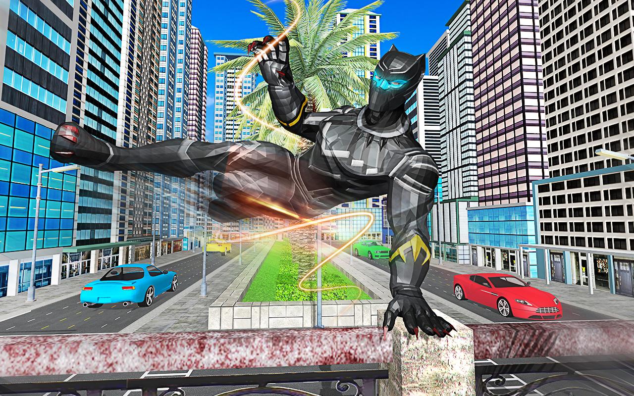 Panther Superhero: City Avenger Hero vs Crime City截图3