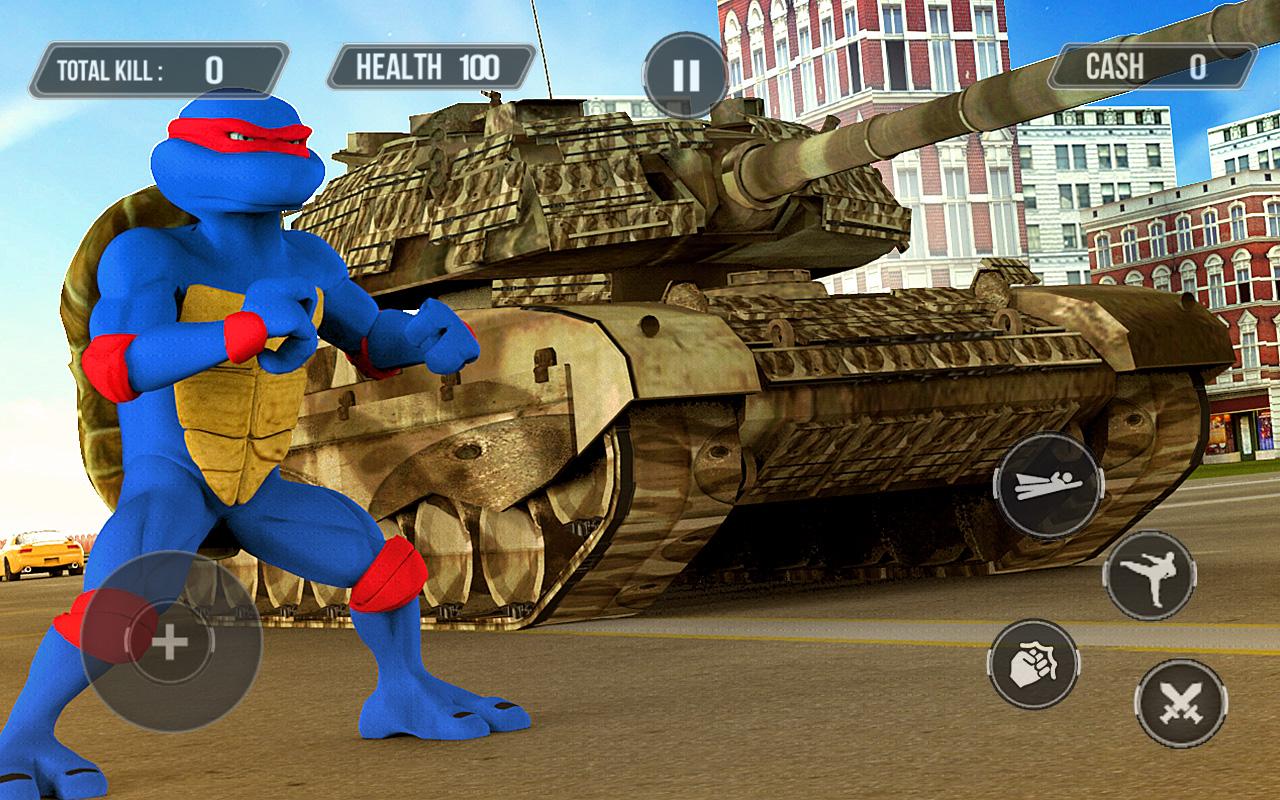 Turtle Warrior Dark Ninja: Tank Attack截图3