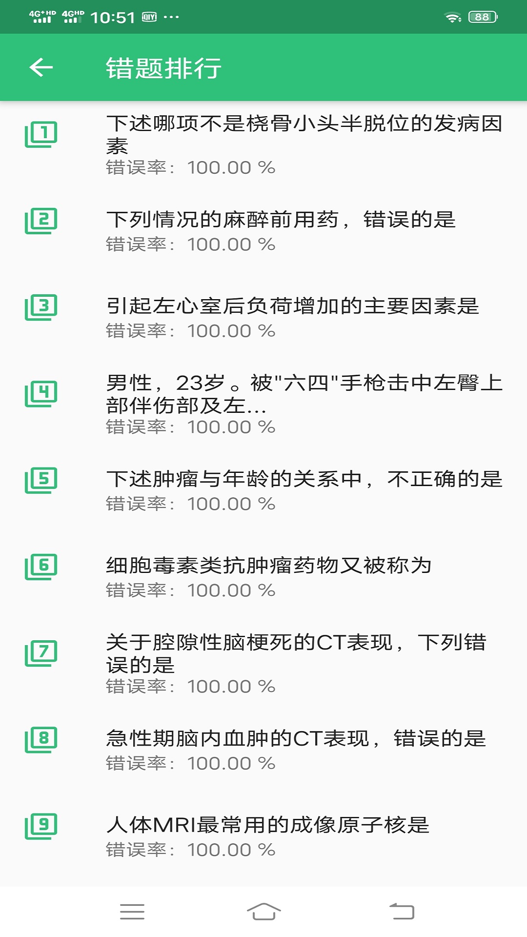 整形外科学主治医师题库v1.1.4截图2