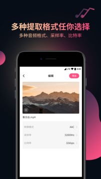視頻音頻提取器截圖