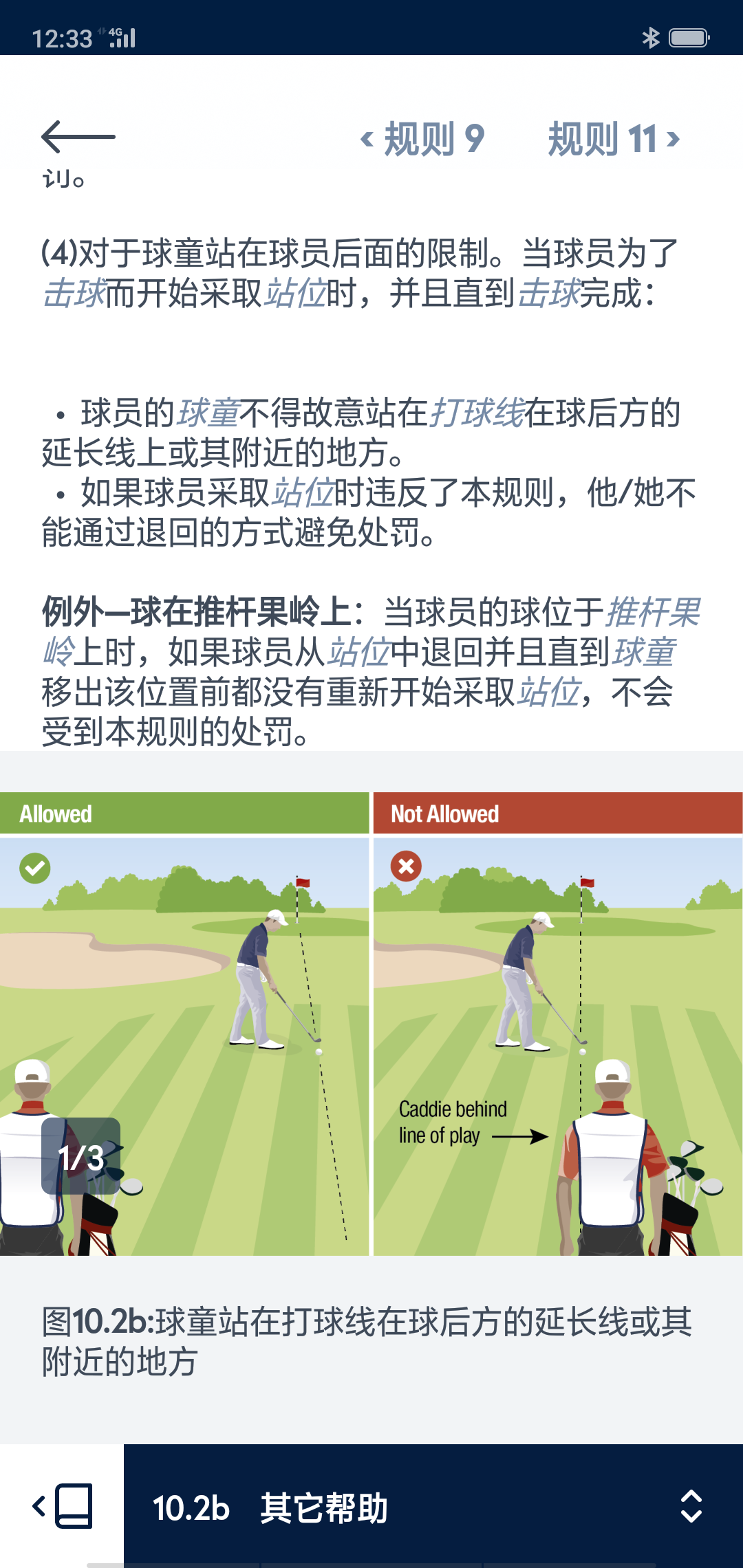 高尔夫球规则截图4