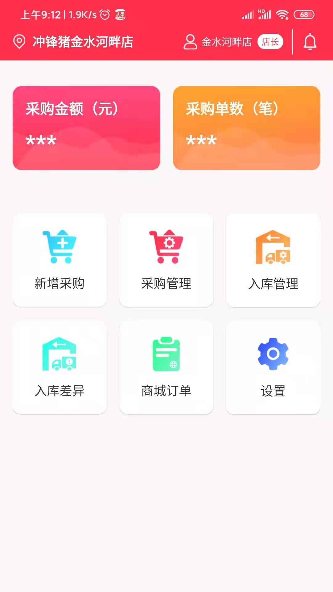 冲锋猪店长端截图1