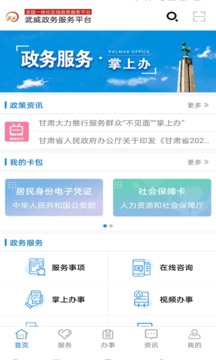 武威政务服务掌上办应用截图1