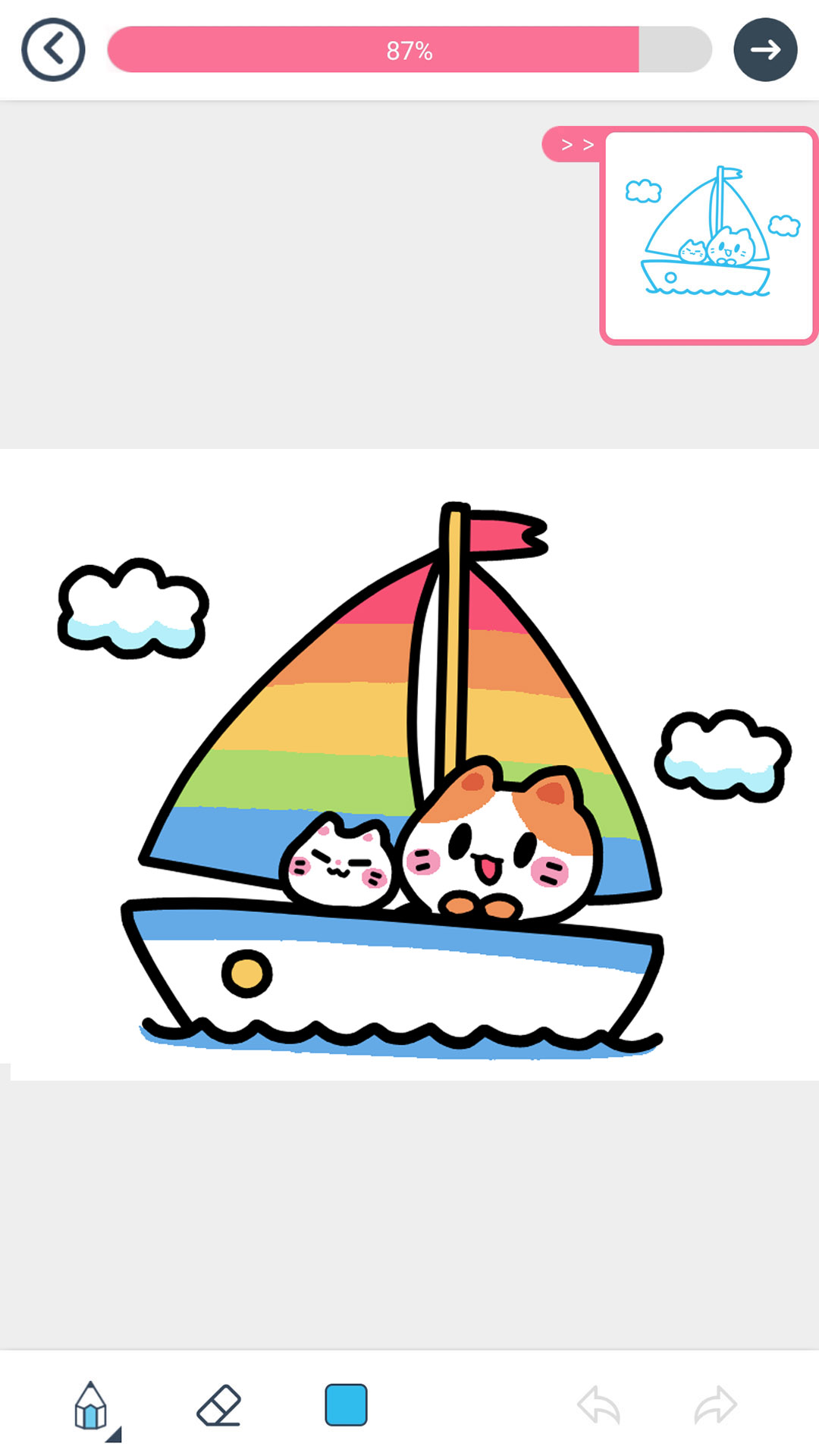 漫芽糖簡(jiǎn)筆畫截圖預(yù)覽