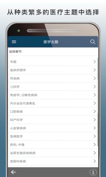 MSD Manual Pro截圖