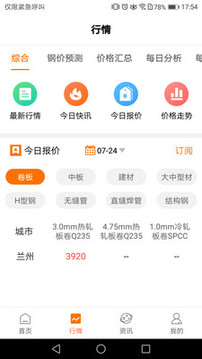 中鋼網(wǎng)截圖
