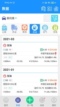 愛車記油耗版截圖
