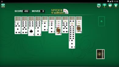 Spider Solitaire Card Game FREE截图1